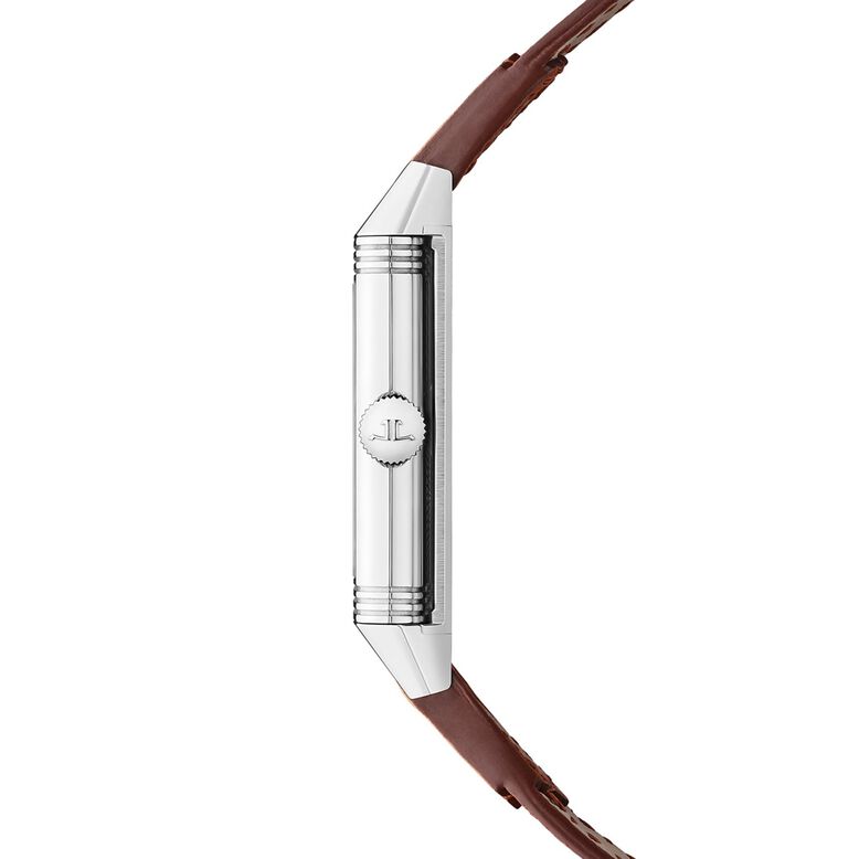 Reverso Tribute Monoface 40mm X 24mm Ladies Watch Silver, , hi-res