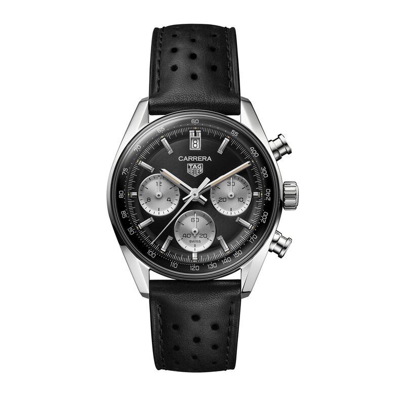 Carrera Chronograph 39mm Mens Watch Black, , hi-res
