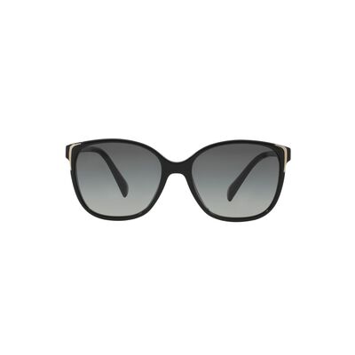 Women Sunglasses Black Grey Acetate