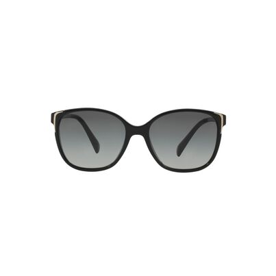 Women Sunglasses Black Grey Acetate
