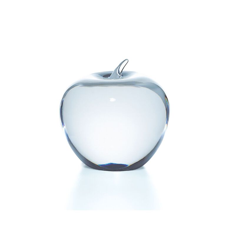Tiffany Home Essentials Apple Paperweight in Crystal Glass, , hi-res