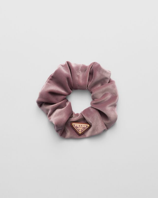 Velvet scrunchie, , hi-res