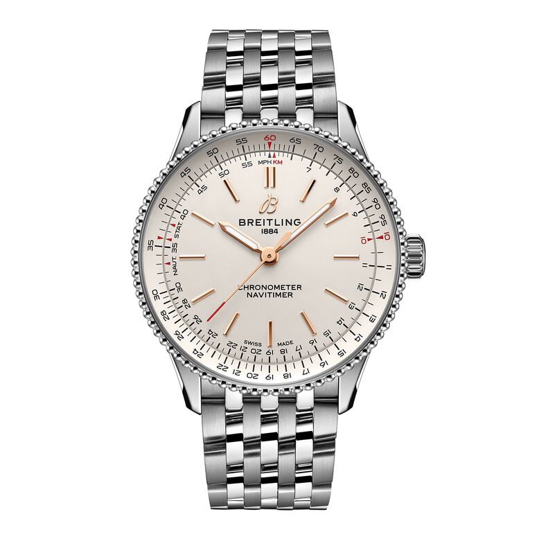 Navitimer 36mm Ladies Watch Silver, , hi-res