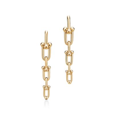 Tiffany City HardWear graduated link earrings in 18k gold
