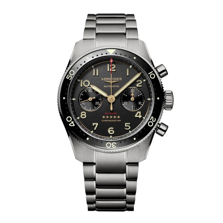Spirit Flyback Titanium 42mm Mens Watch Grey, , hi-res