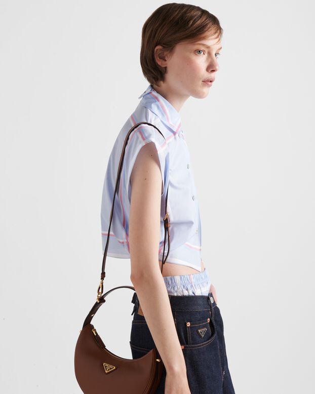 Prada Arqu&eacute; small leather shoulder bag, , hi-res