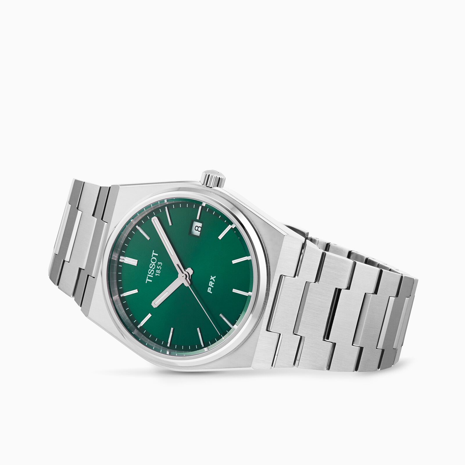 Tissot PRX 40mm Mens Watch Green Fine Watches | Heathrow Reserve