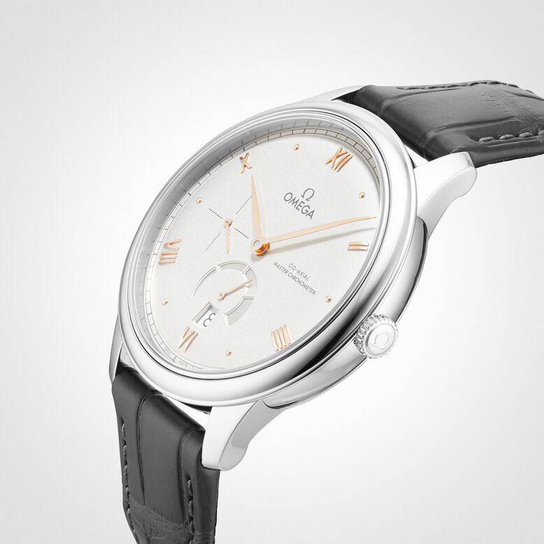 De Ville Prestige Co-Axial Chronometer Power Reserve 41mm Mens Watch Silver, , hi-res