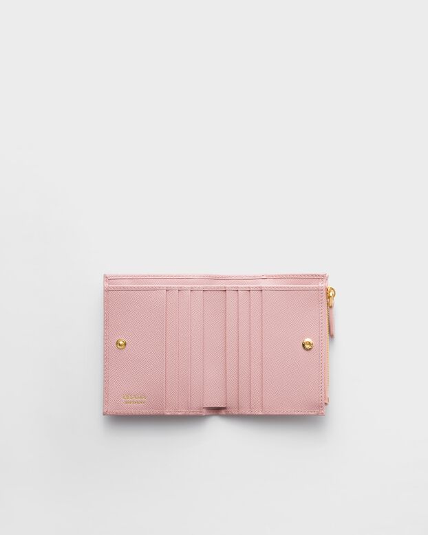 Small Saffiano leather wallet, , hi-res