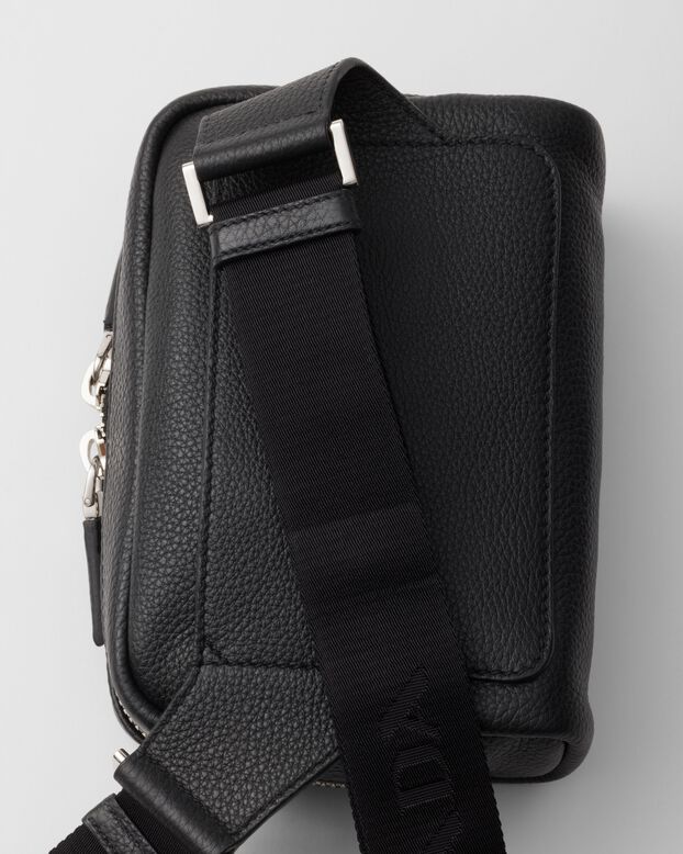 Leather shoulder bag, , hi-res