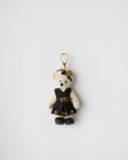 Teddy keychain charm