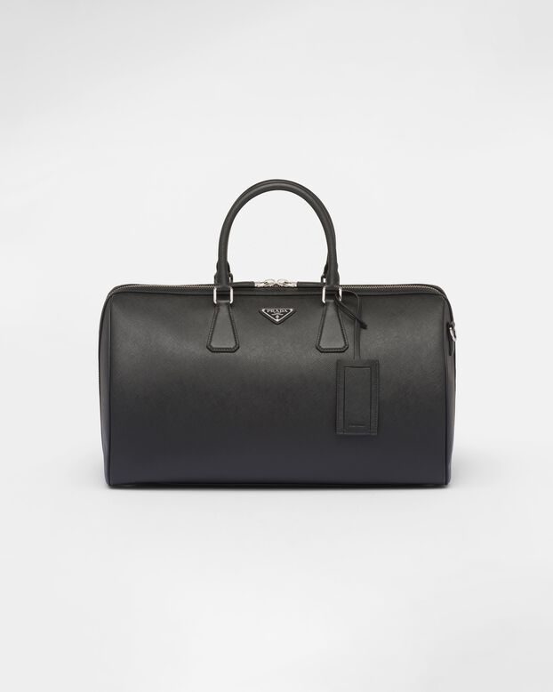 Saffiano leather travel bag, , hi-res