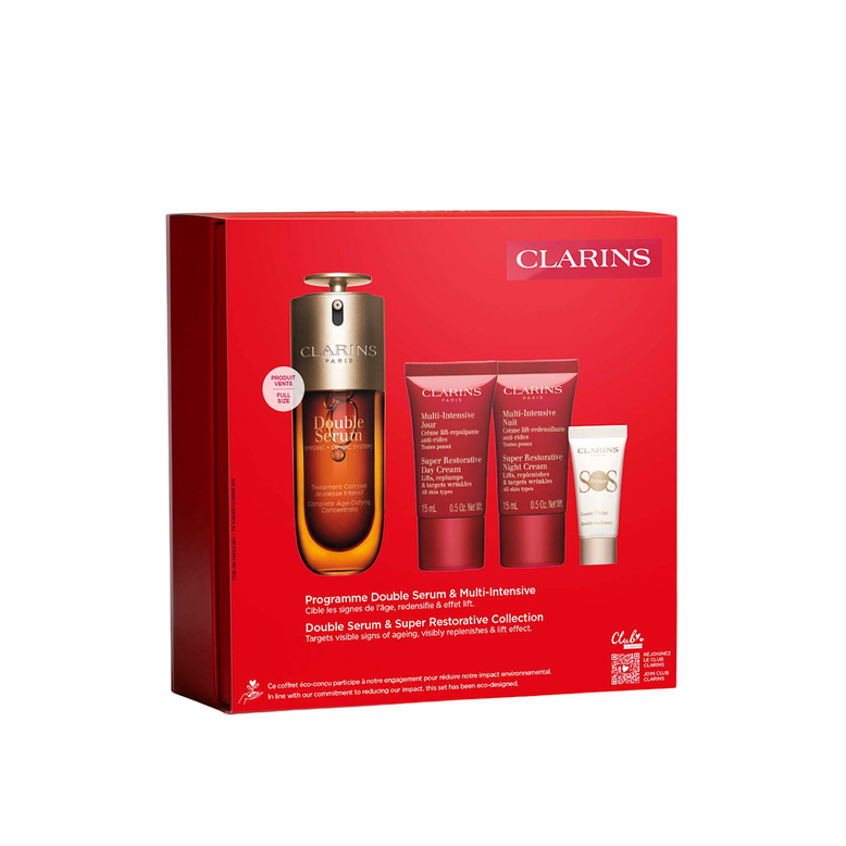 Double Serum &amp; Super Restorative Set Holiday, , hi-res