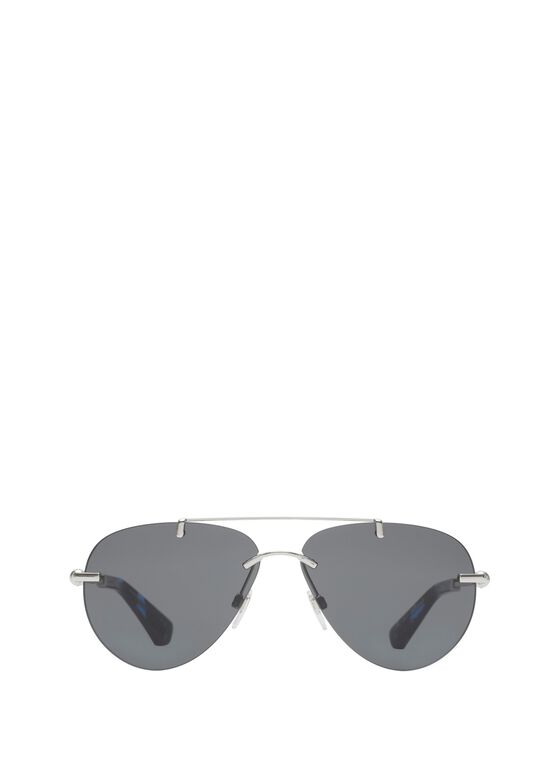 Metal Logo Aviator Sunglasses​, , hi-res