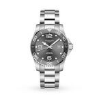 HydroConquest Sunray Grey Dial 41mm Automatic Diving Mens Watch
