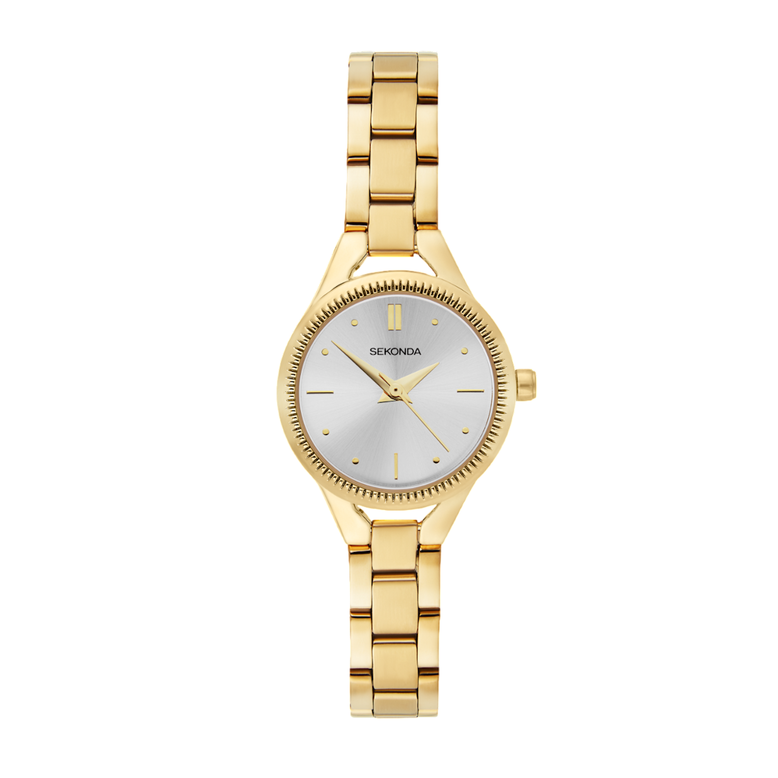 Ladies Classic Watch Gold Alloy Case - Gold, , hi-res