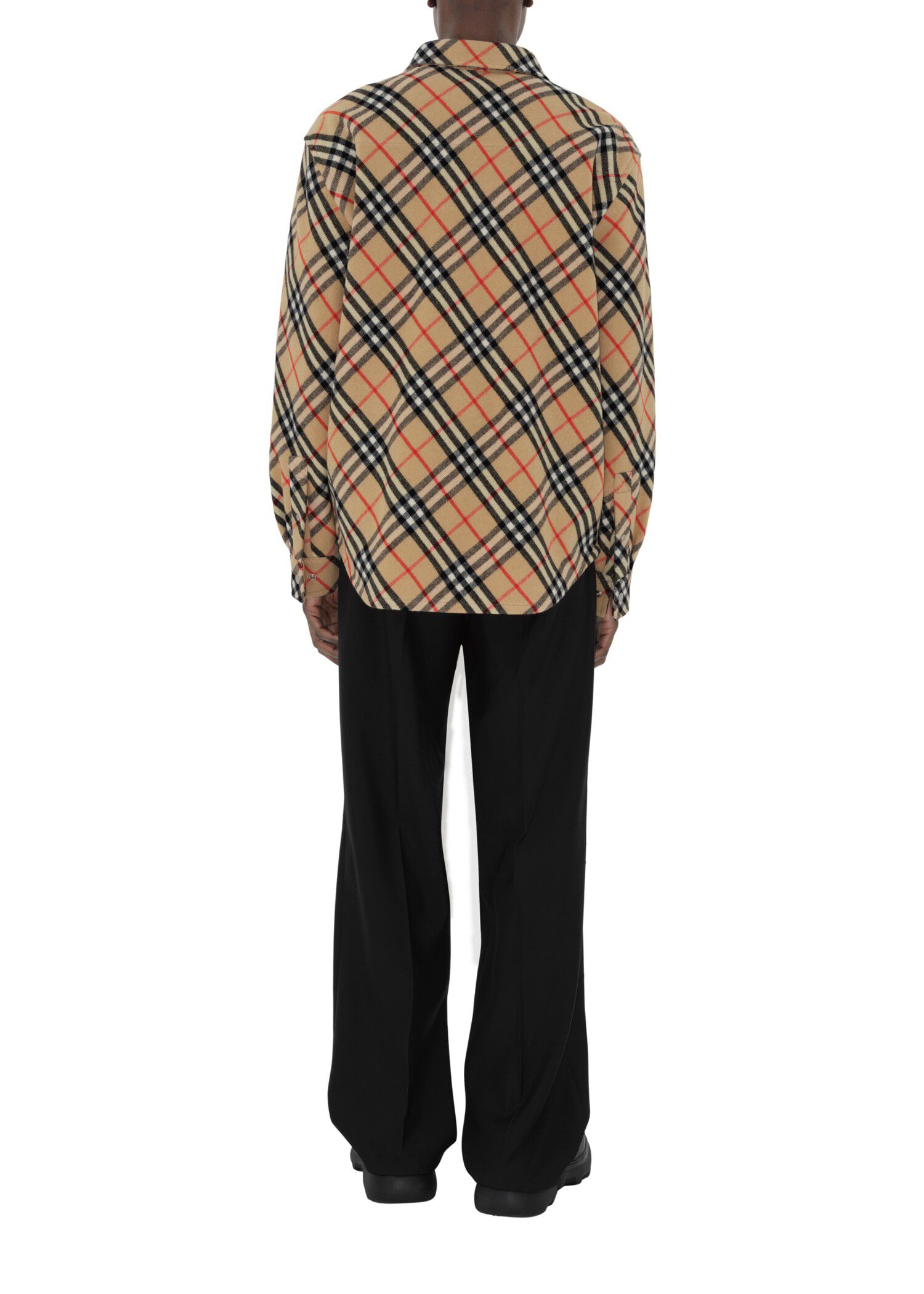 BURBERRY トップス　18M 86cm ボトムス　12M 80cm Burberry Oversized Check Wool Shirt Tops | Heathrow Reserve & Collect