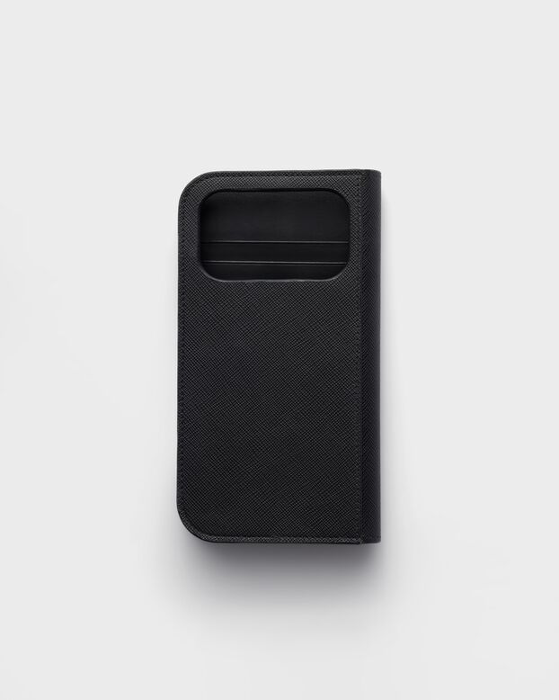 Saffiano leather case for iPhone 17 Pro Max, , hi-res