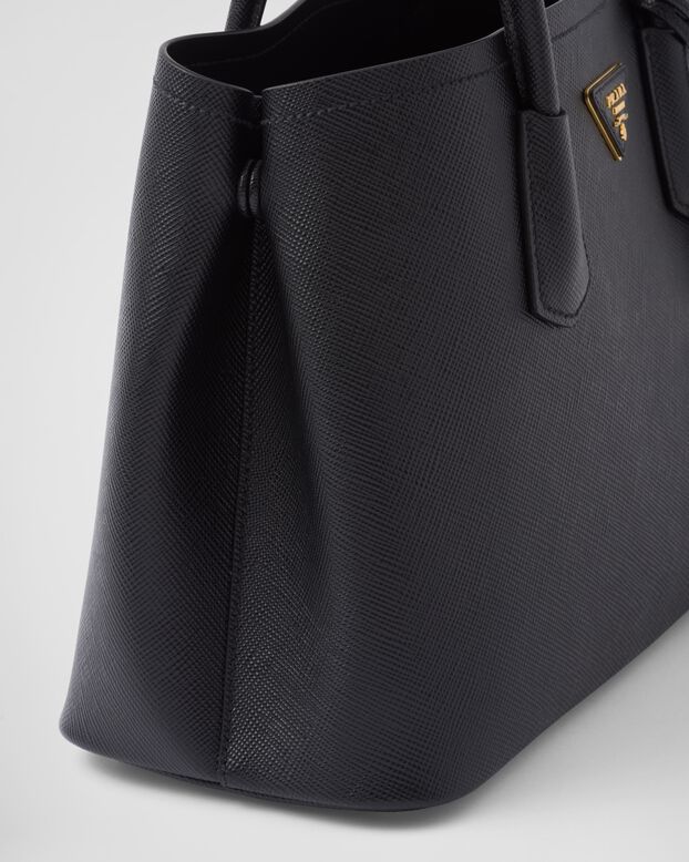 Small Saffiano Leather Double Prada Bag, , hi-res