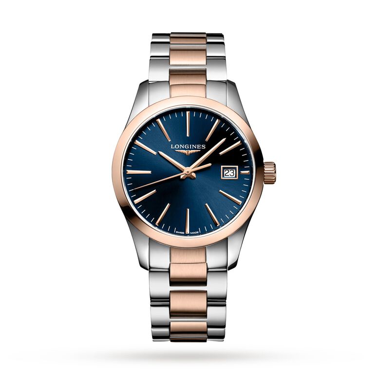 Conquest Classic 34mm Ladies Watch Blue, , hi-res