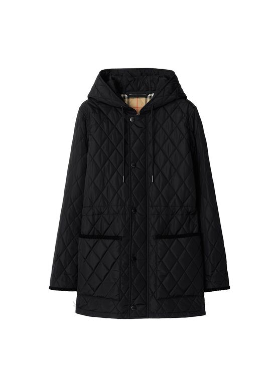 Quilted Nylon Parka, , hi-res