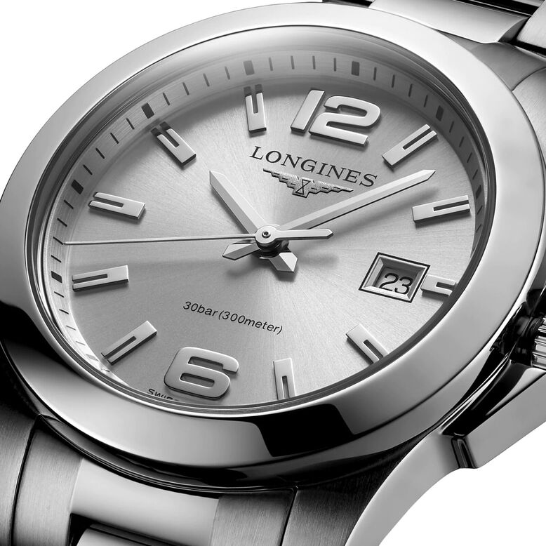 Conquest 29.5mm Ladies Watch Sunray Silver, , hi-res