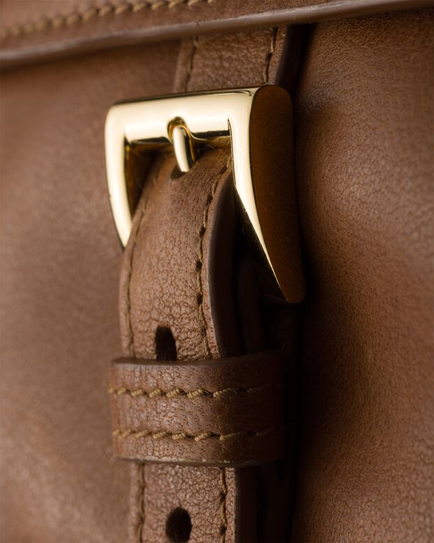 Nappa leather wallet with shoulder strap, , hi-res