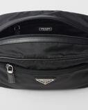 Re-Nylon and Saffiano leather travel pouch, , hi-res
