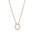 Tiffany Lock Small Pendant in Yellow Gold with Diamonds,  Tiffany Lock Small Pendant in Yellow Gold with Diamonds