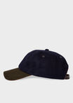 Navy And Brown Baseball Cap With 