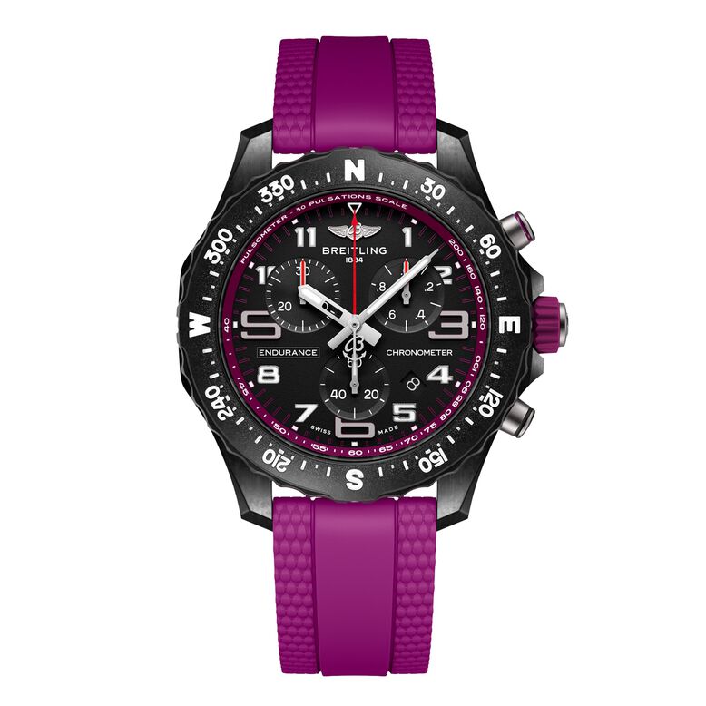 Endurance Pro 38mm Unisex Watch Purple Rubber, , hi-res