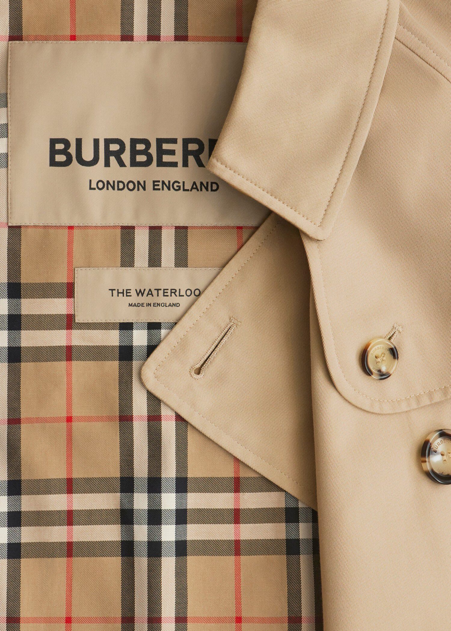 Burberry Long Waterloo Heritage Trench Coat Coats Jackets