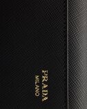 Saffiano leather wallet with shoulder strap, , hi-res
