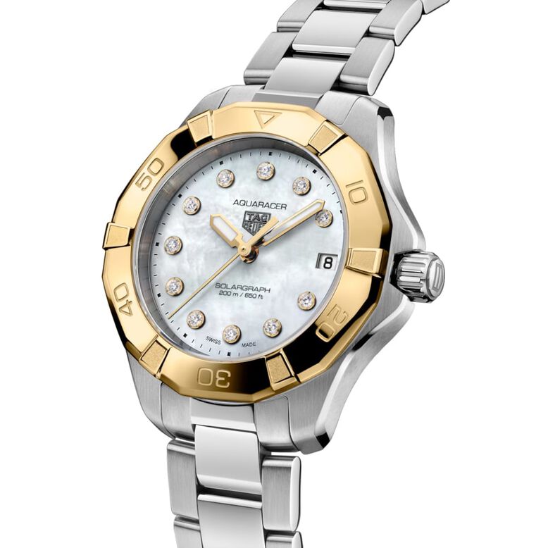 Aquaracer Professional 200 Solargraph Quartz 34mm Ladies Watch UK Limited Edition, , hi-res