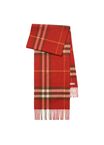 Check Cashmere Scarf