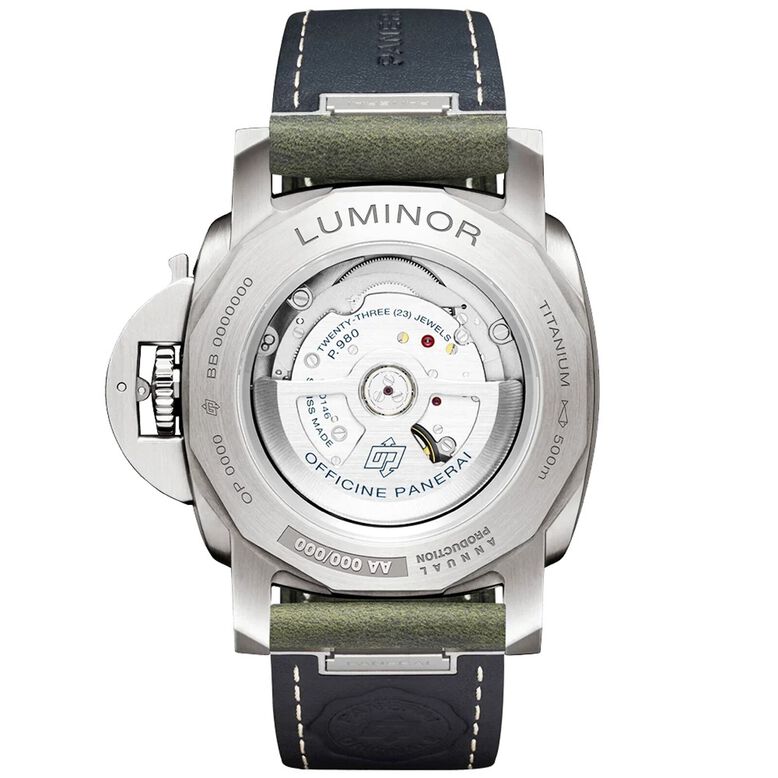 Luminor Marina Titanio 44mm Mens Watch Green, , hi-res