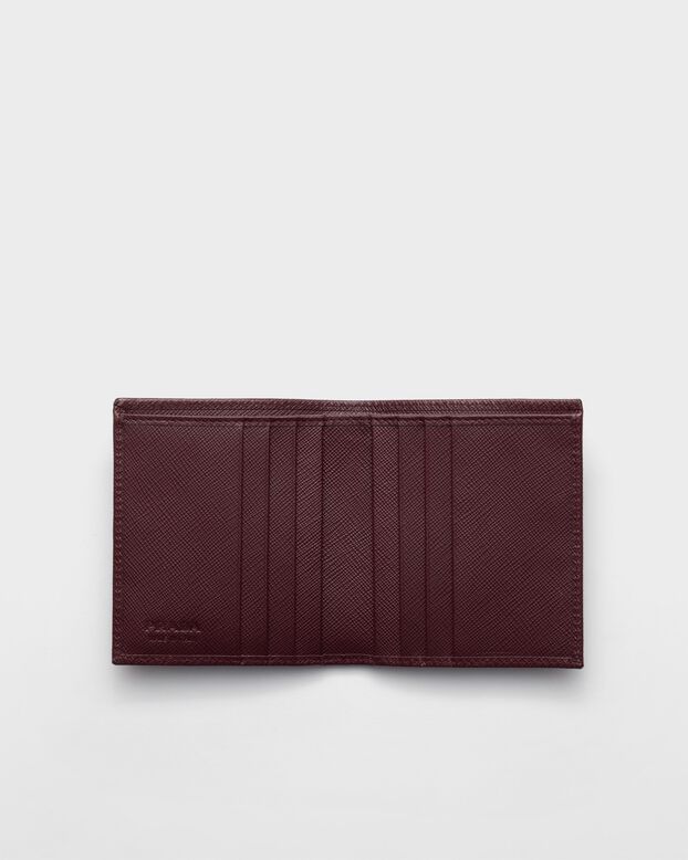 Saffiano leather wallet, , hi-res