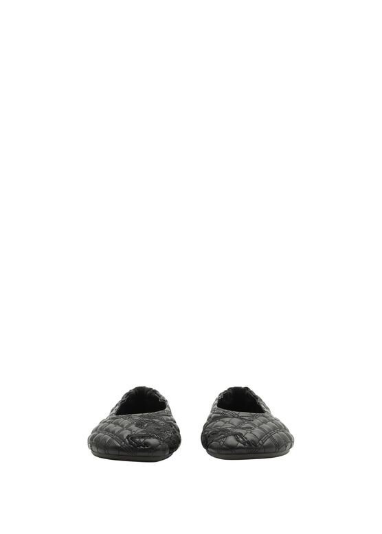 Leather Sadler Ballerinas, , hi-res
