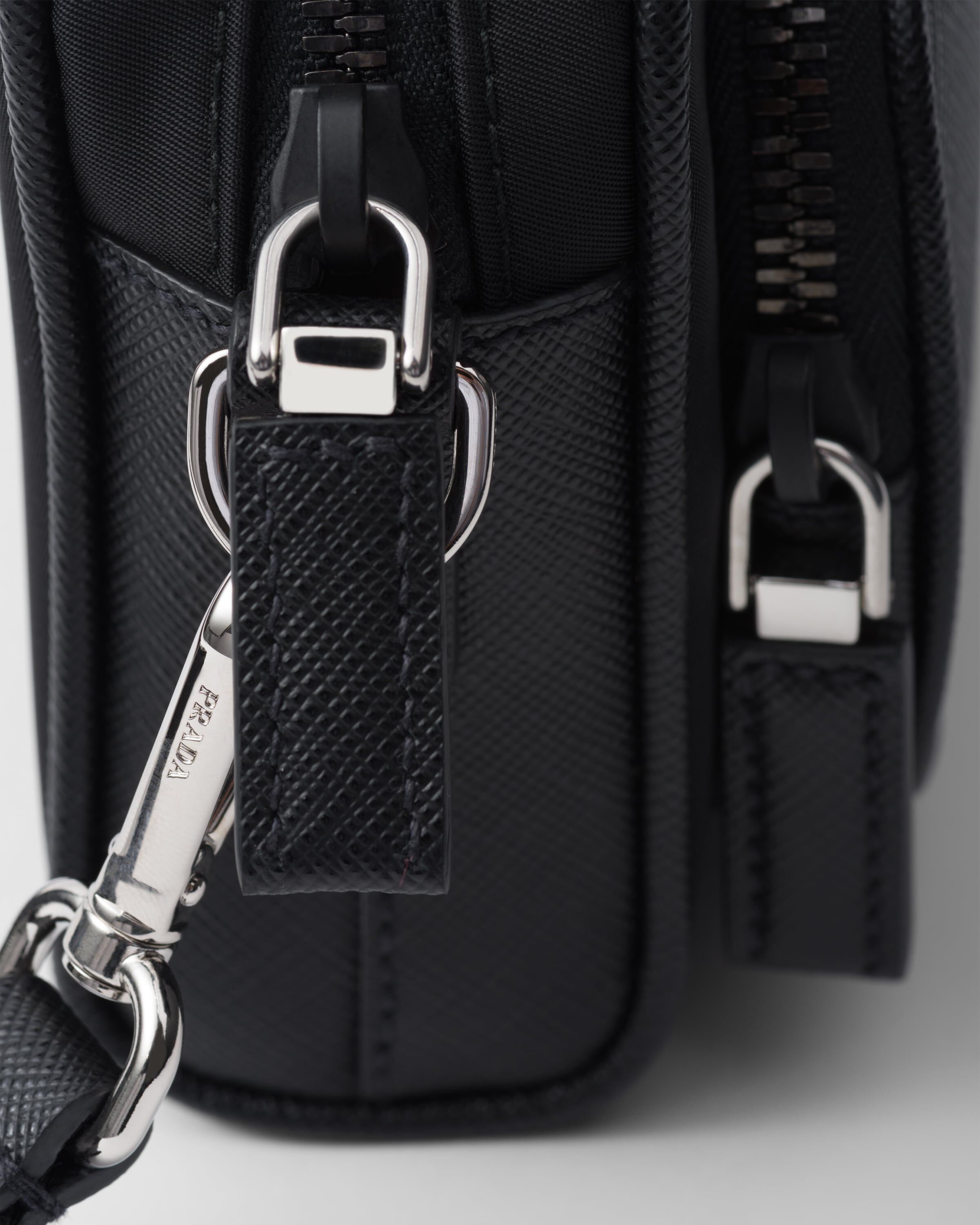 Prada Re-Nylon and Saffiano leather shoulder bag Crossbody
