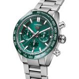 Carrera Chronograph 44mm Mens Watch Green Stainless Steel, , hi-res