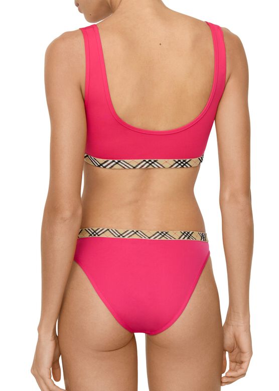 Check Trim Bikini Briefs, , hi-res