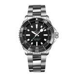 Superocean 42mm UK Limited Edition Mens Watch Black Dial Stainless Steel Bracelet, , hi-res