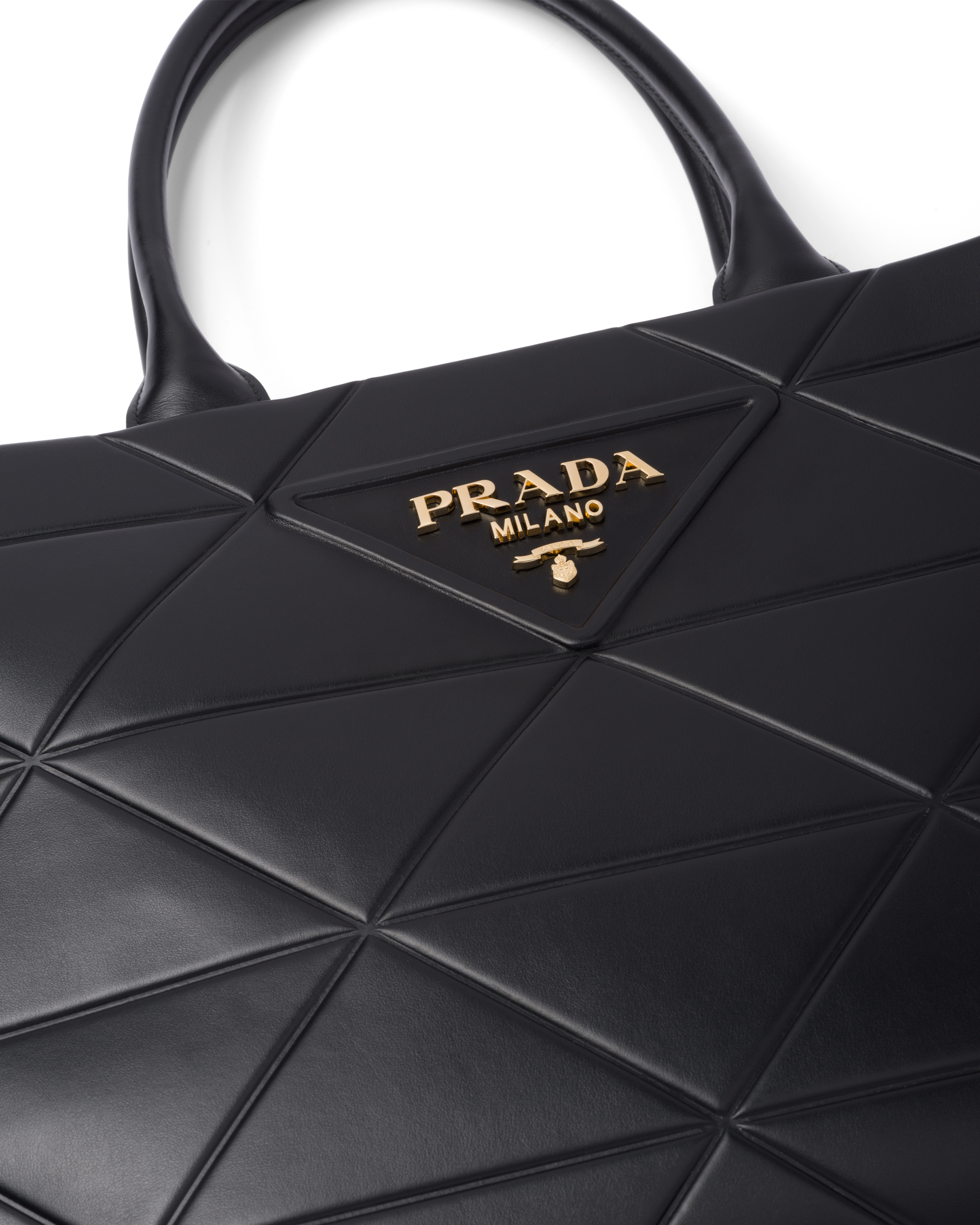 Prada Topstitched Re-Nylon shoulder bag Crossbody