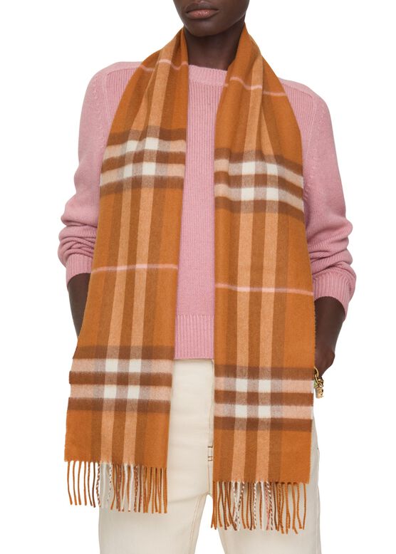 Check Cashmere Scarf, , hi-res