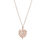 Paloma Picasso® Olive Leaf pendant in 18k rose gold, small. - Size Small