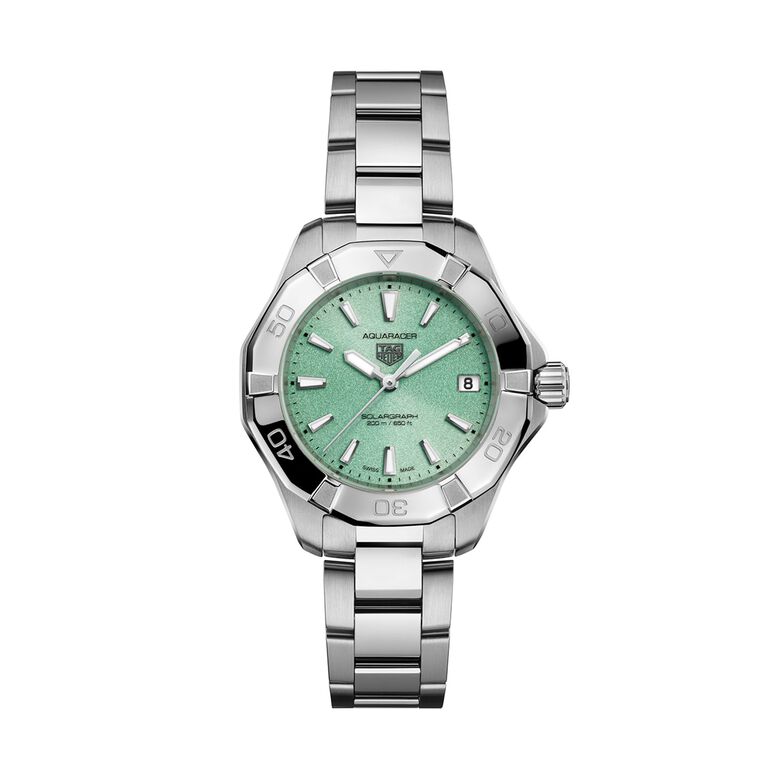 Aquaracer Professional 200 Solargraph 34mm Ladies Watch Turquoise, , hi-res