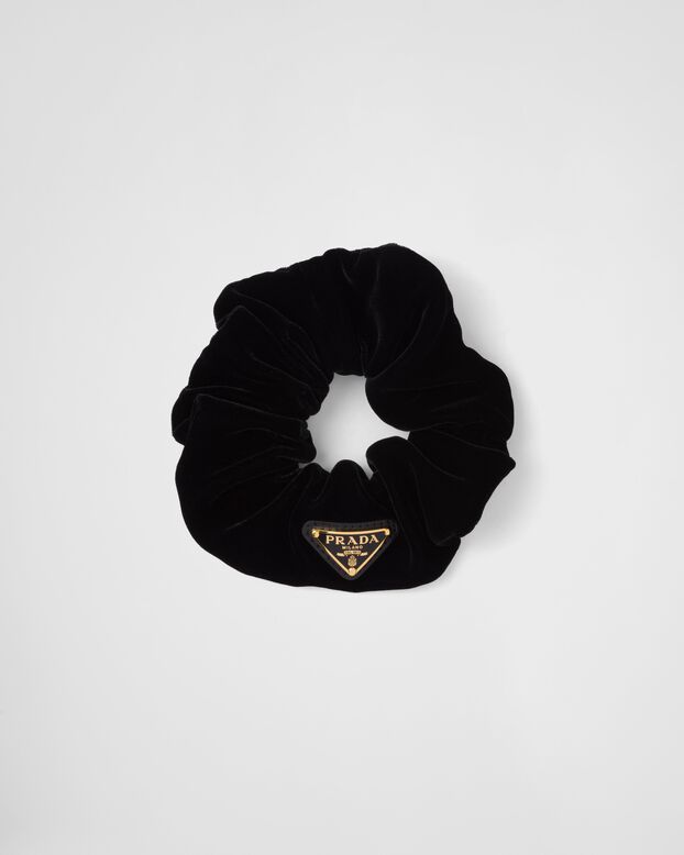 Velvet scrunchie, , hi-res