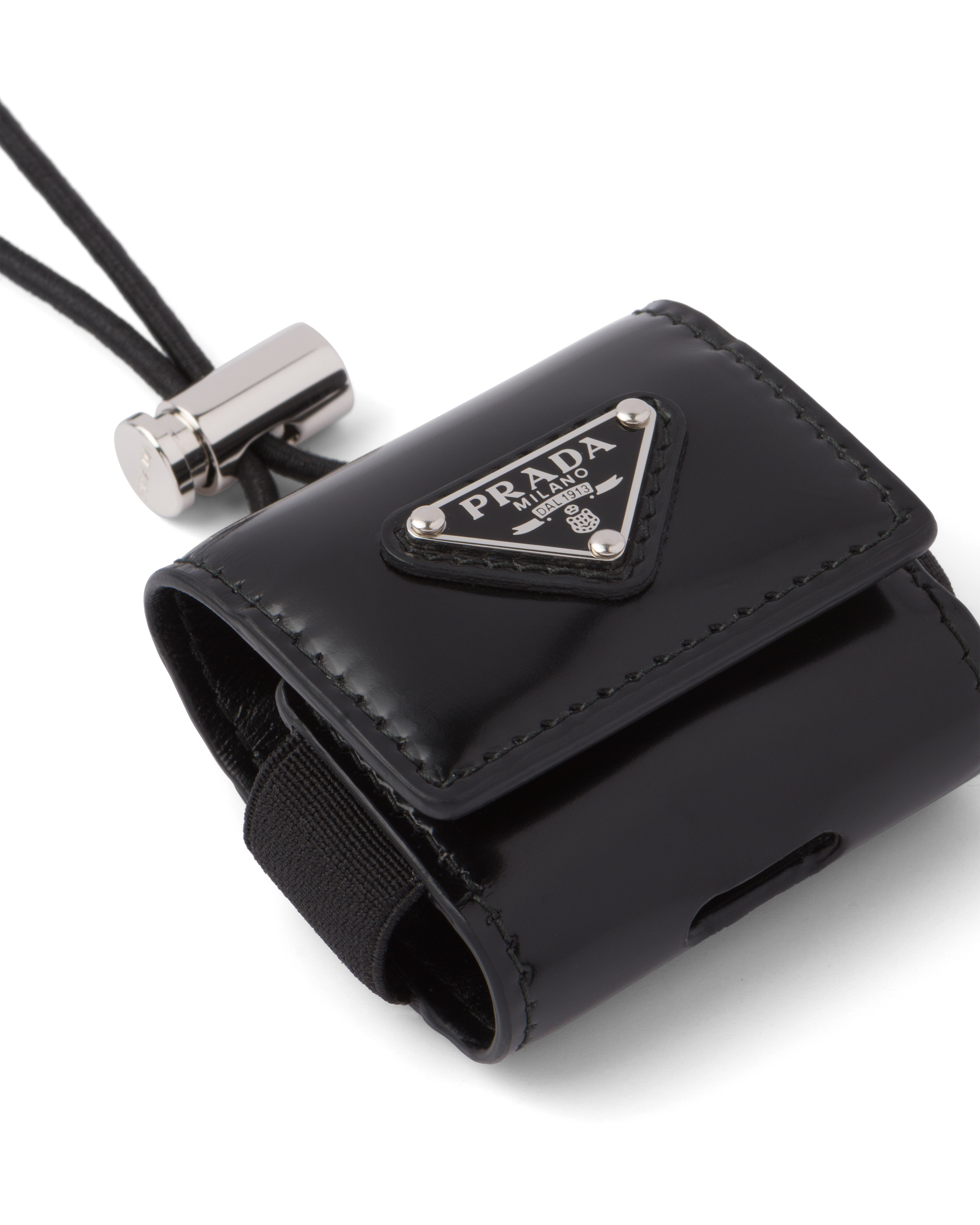 Prada AirPods Pro brushed leather case Travel | Heathrow Boutique