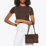 LEATHER KENSINGTON BAG, , hi-res