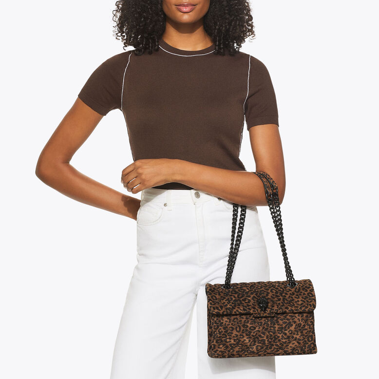 LEATHER KENSINGTON BAG, , hi-res